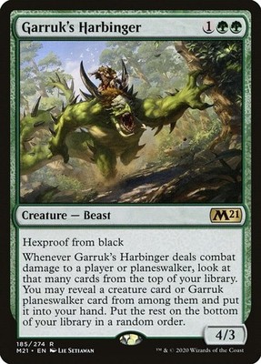 Garruk's Harbinger - M21 - 185 NM/LP