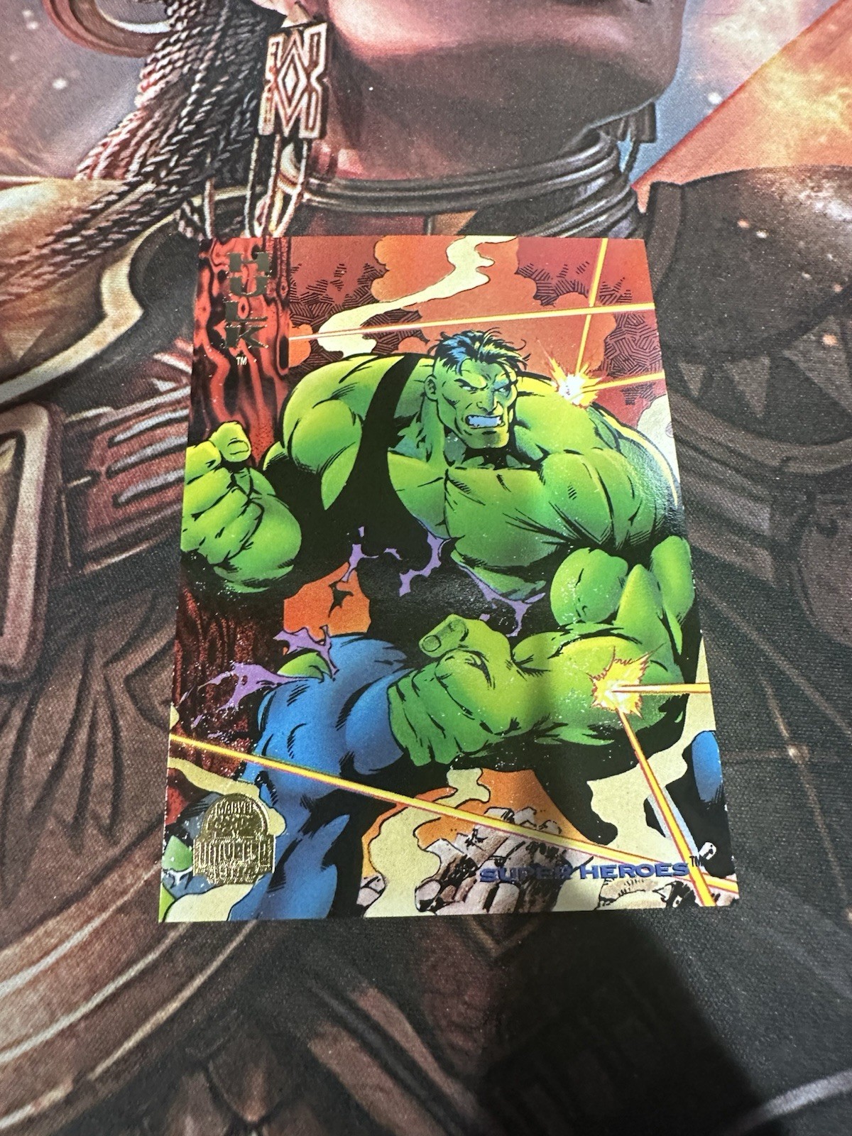1994 Fleer Marvel Universe Series V #190 Super Heroes - Hulk