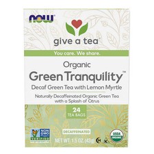 Now Foods Thé Aux Herbes Bio Green Tranquility, 24 Sachets