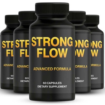 (5 Pack) Strong Flow - Strong Flow Prostate Pills for Men