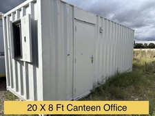 20 X 8 Ft Portable Site Office Cabin Welfare Unit Canteen