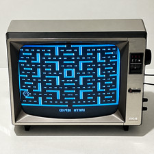 Vintage 1984 RCA AXR 122S TV Portable Black White 12" Screen CRT Retro Gaming