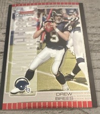 DREW BREES 2005 BOWMAN CHROME #5 SAN DIEGO CHARGERS NFL RARE CRNR BENT SEE PICS