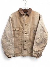 Vintage Carhartt Chore Coat Blanket Lined Size XL