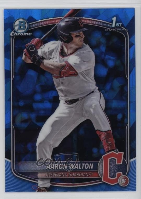 2025 Bowman Chrome Draft Sapphire Edition Aaron Walton #BDC-134 13ql