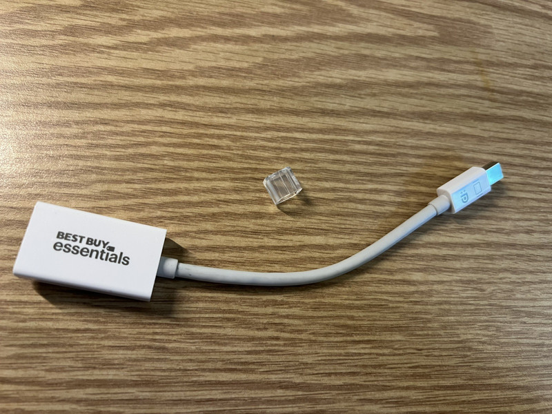 Mini DisplayPort to HDMI Adapter - White, Best Buy Essentials brand