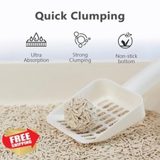 Raki Venus Tofu Cat Litter 4 Packs 24LB Strong Clumping Flushable 0.76 per pound