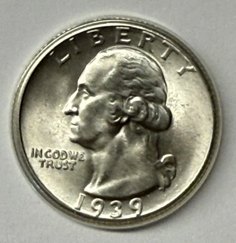 1939 Washington Quarter, Gem BU