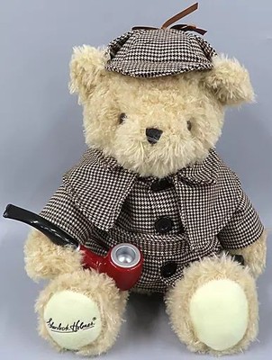 Sherlock Holmes Teddybär groß Plüschtier Museum Limited Edition gebraucht