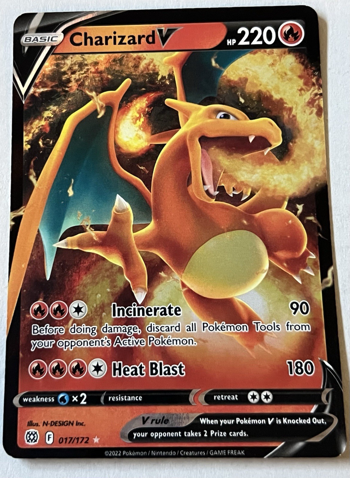 Charizard V トレーディングカード Charizard V 2022 Sword & Shield: Brilliant Stars #017/172