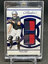 2025 Panini Flawless KYLE TEEL Dual Prospect Patches Sapphire Foil 7/15 #DPP-KT
