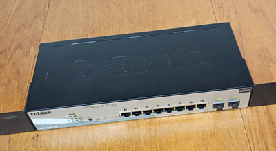 D-Link DGS-1210-10P 8-Port Gigabit PoE Smart Managed Switch with 2 SFP ports
