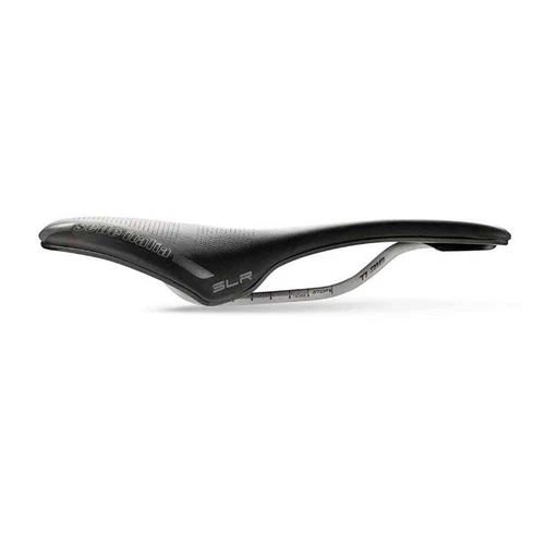 Selle Italia SLR Boost Saddle - Black 130mm Width Titanium Rails