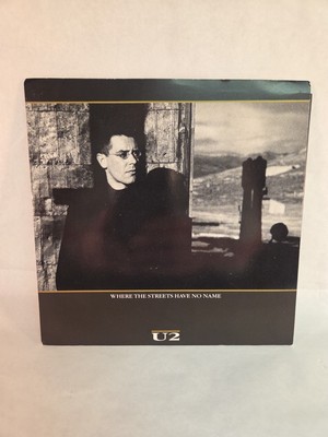 U2 Where The Streets Have No Name Silver and Gold Sweetest Thing 45 RPM 7'' Vinyl