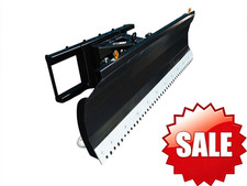 84" Extreme-Duty Pusher Snow Plow Dozer Blade Combo Attachment
