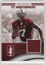 2015 Panini Stanford Cardinal Memorabilia Ty Montgomery #TM-STA 6w6