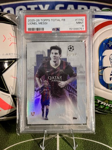 2025-26 Topps Total Football Lionel Messi /99 PSA 9