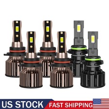 For Toyota Sienna 2006-2010 6000K 6X LED Headlight High Low Fog Light Bulb