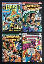 FANTASTIC FOUR LOT #159, 161, 163, 173 INHUMANS GALACTUS Marvel 1975-1976