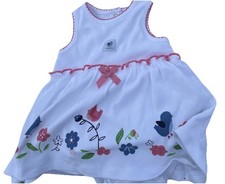 Absorba girls 3M one piece white and pink