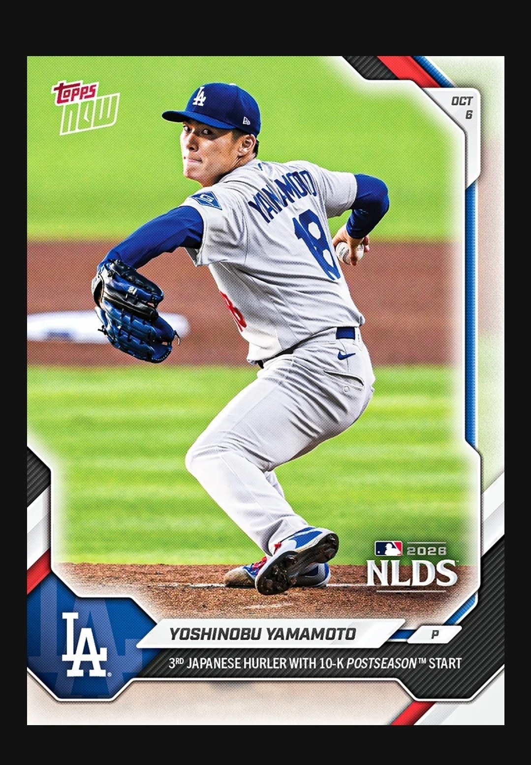 Yoshi YAMAMOTO - 2026 MLB Topps NOW #765 Chance AT 1/1  Auto ☆Dodgers  PRESALE  view 2