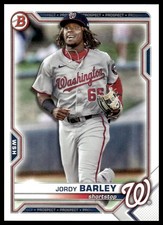 2021 Bowman Draft #BD-6 Jordy Barley