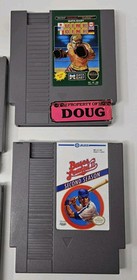 Nintendo NES Game Pak Docking Bay 10 Lot w/ 10 Games Double Dragon Bases Loaded