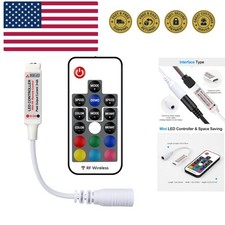 RF Wireless Remote LED Controller, DC 5V/12V/24V for 5050 3528 5630 LED Strip...