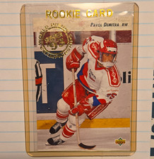 Upper Deck 1992-93 Pavol Demitra #602 Rookie Card Ice Hockey. rookie card picture