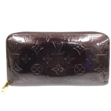 Auth Louis Vuitton Zippy Wallet Long Wallet Monogram Vernis M93522 CA4049
