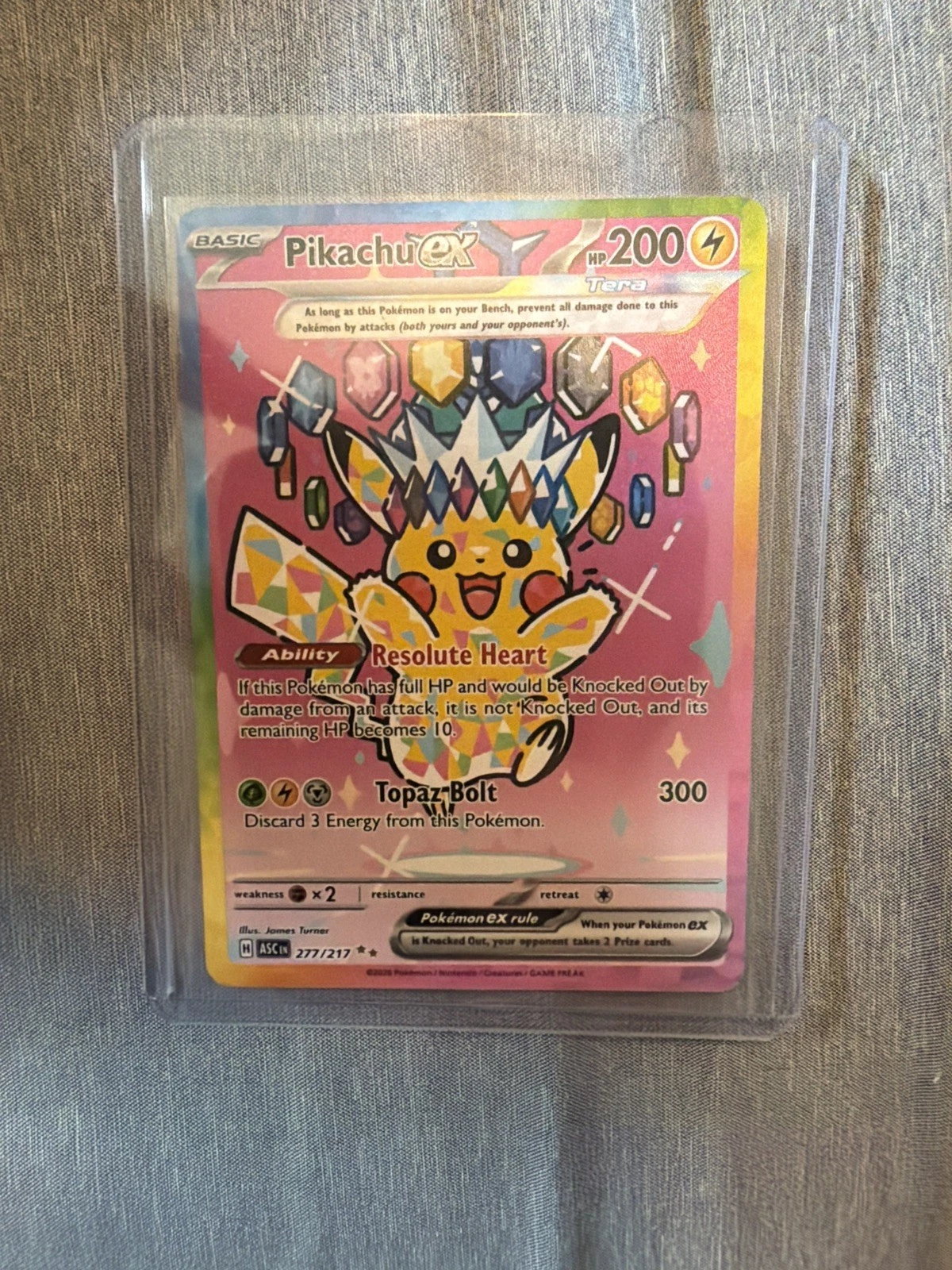 Pikachu ex - Ascended Heroes #277 Price & Value ($316.84) | PokeScope