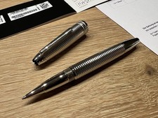 Montblanc Meisterstück LeGrand Solitaire Geometry Platinum Rollerball