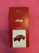 Hallmark Keepsake Ornament 2021 2020 Jeep Gladiator Rubicon red new fast ship