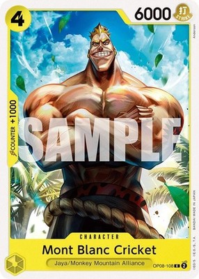 One Piece Mont Blanc Cricket (OP08-108/170) OP08 Two Legends LP | eBay