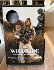 Wildride Soft Toddler Carrier Hip Seat Carrier - Denim Stripe