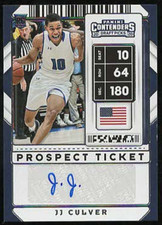 2020 Contenders Draft J.J. CULVER 