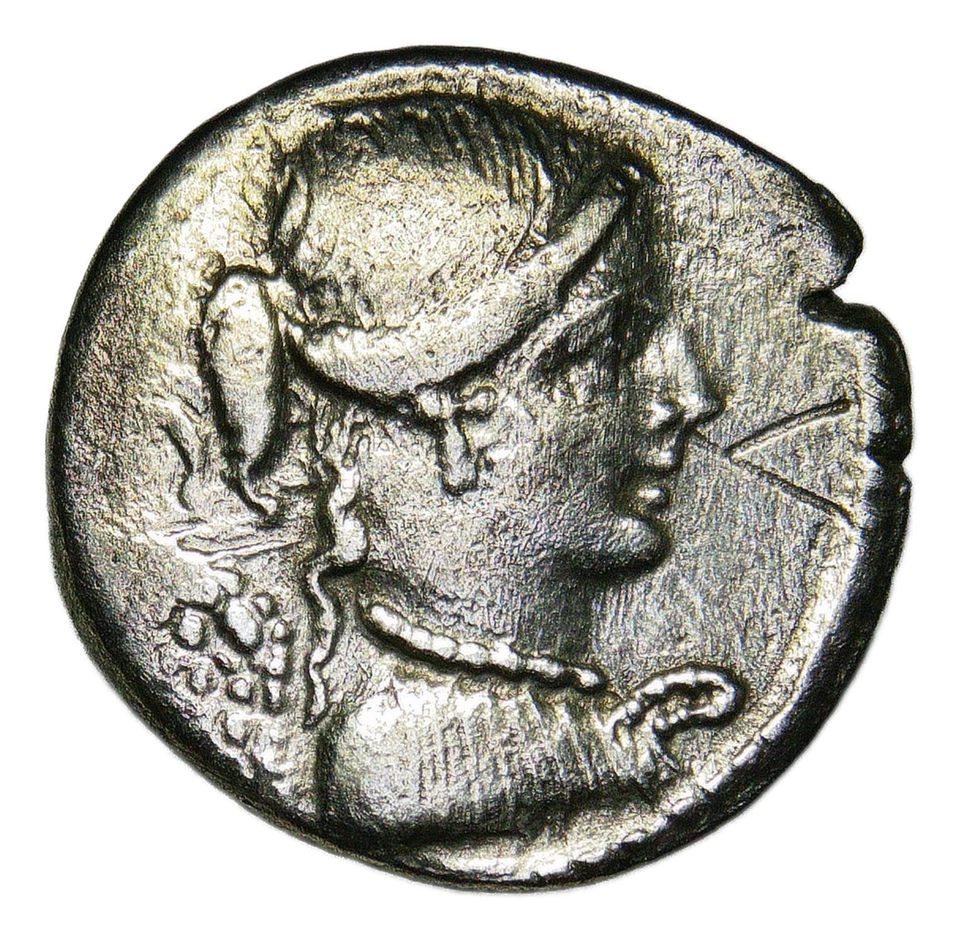 46 BC Roman Republic AR Denarius • T. Carisius • Victory & Quadriga • RRC 464/5 - Image 3 of 4