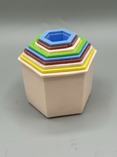 Stacking Cups Toy for Baby 6-12 Months, 8 PCS Nesting Set With Shapes