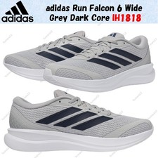 adidas Run Falcon 6 Wide Grey Dark Core IH1818 Men's Size
