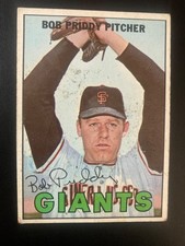 1967 Topps - Bob Priddy #26 No Trade Line