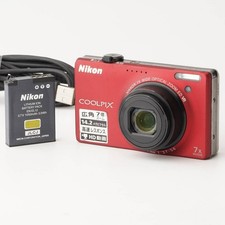 Nikon COOLPIX S6000 Red 7x Wide Angle Optical Zoom ED R