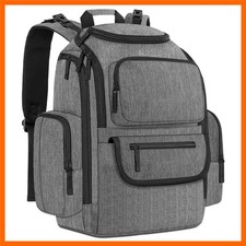 Mochila Bolsa de Pañales, Bolsa de Pañales para Bebé con 2 Bolsillos Laterales Aislados, Di...