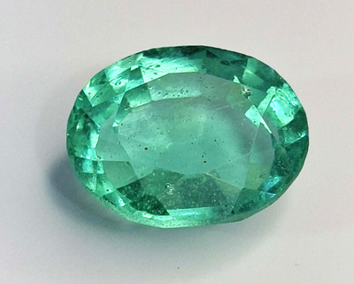 Natural Green Zambian Emerald Oval Shape 5-7 Ct Certified Loose Gemstone TQ726