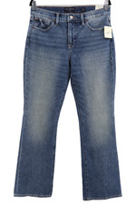 Lucky Brand Ava Boot Cut Women 12/31 Mid Rise Stretch Medium Blue 32" Inseam New