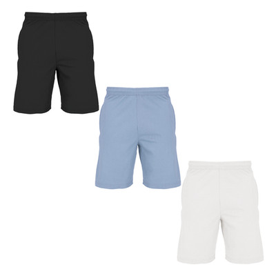 Fruit of the Loom 3er Pack Iconic 195 Jersey Shorts Herren | S-XXL | Baumwolle