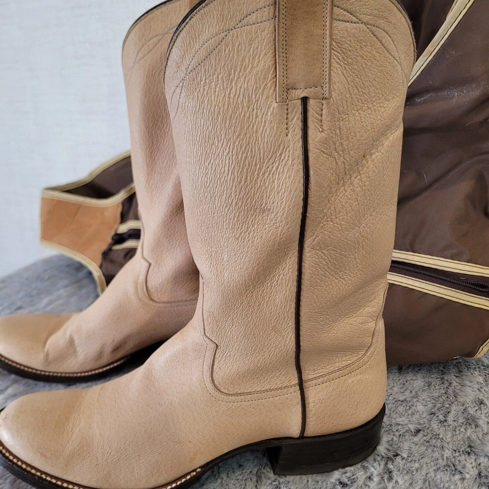 Botas vaqueras Rios of Mercedes nobuck para mujer 7B tostadas vintage 0360 3228 Foto 2 de 4