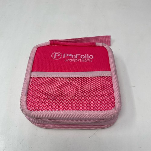 GoPinPro PinFolio Mini Show Pink/Light Pink Pin Bag 48-Pin