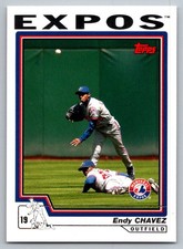 2004 Topps Endy Chavez #442 Montreal Expos