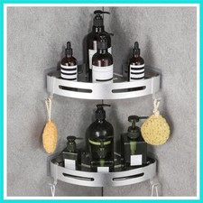 Corner Shower Caddy, 2 Pack Adhesive Shower Corner Shelf, Shower Organizer St...