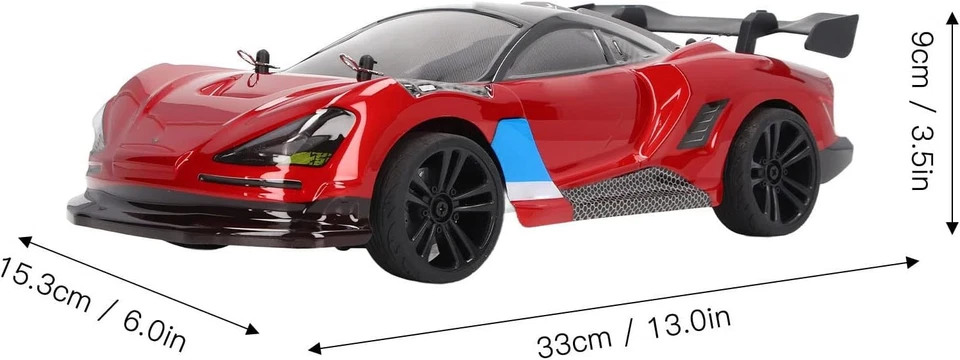 1:16 2.4G 4WD GT RC Auto 35 km/h Sport Auto da Corsa Alta Velocità Drift Car - Immagine 2 di 4